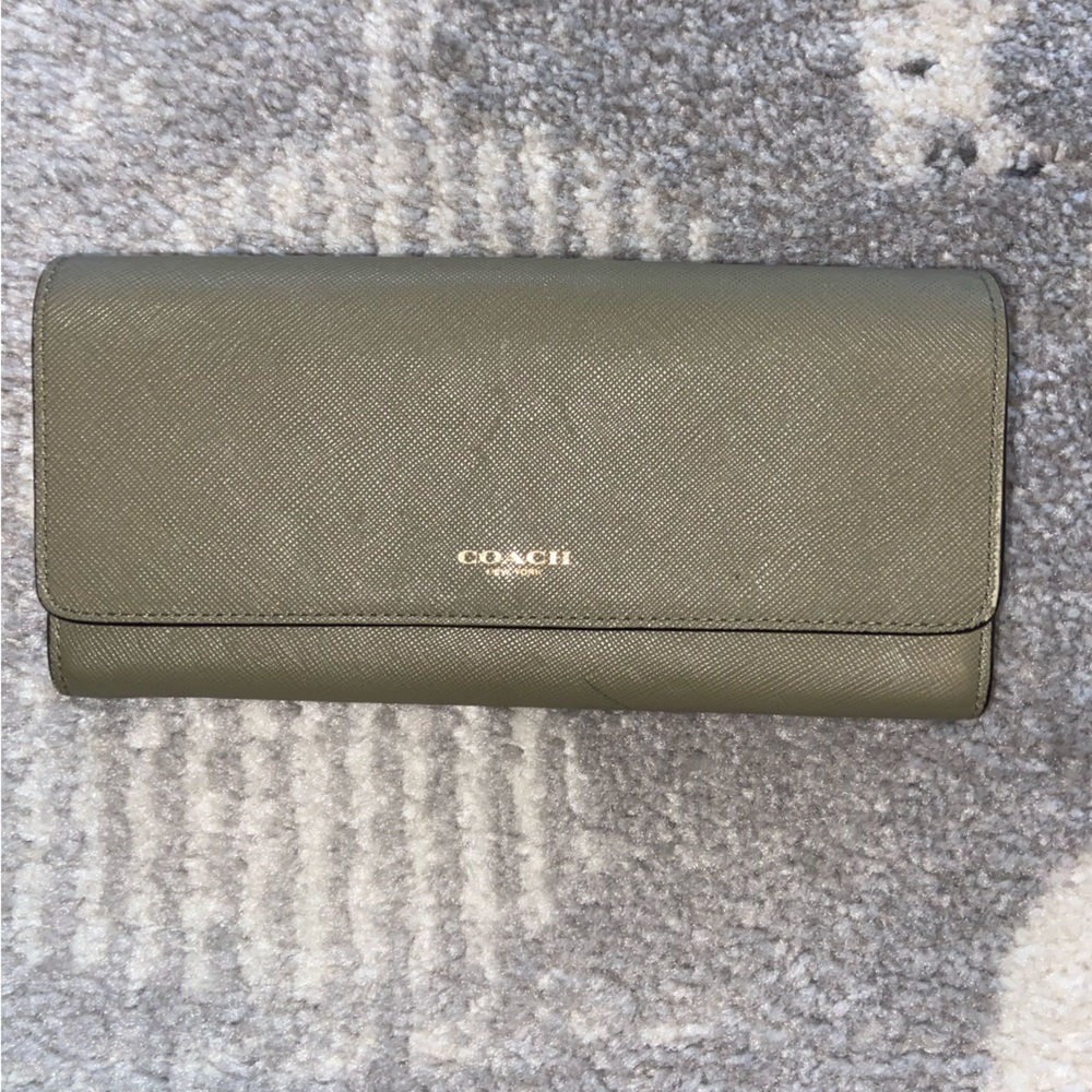 Coach leather wallet